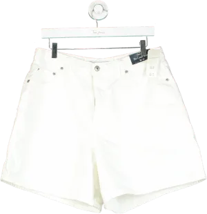 Abercrombie & Fitch White The Loose Short High Rise W 32