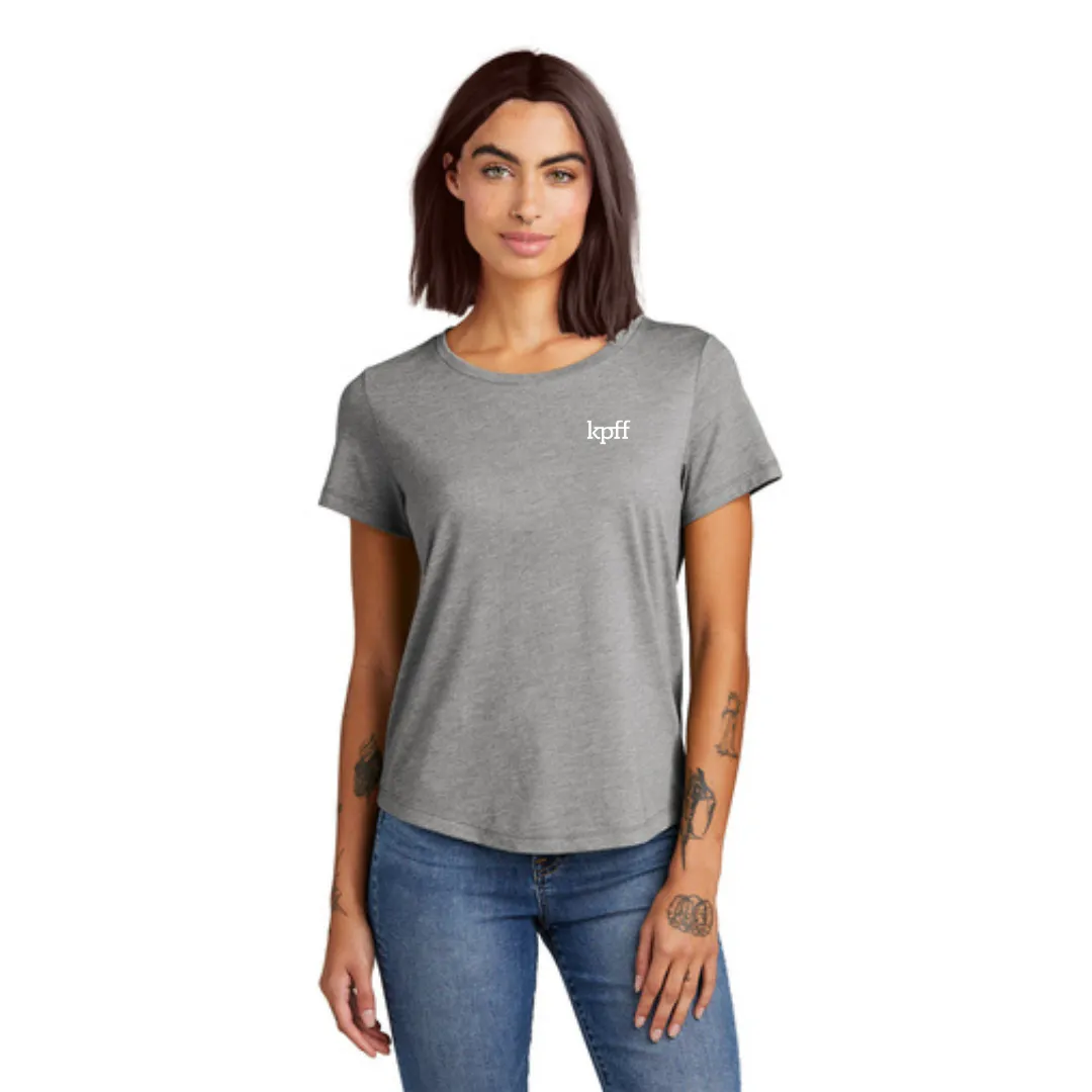 Allmade® Women’s Relaxed Tri-Blend Scoop Neck Tee