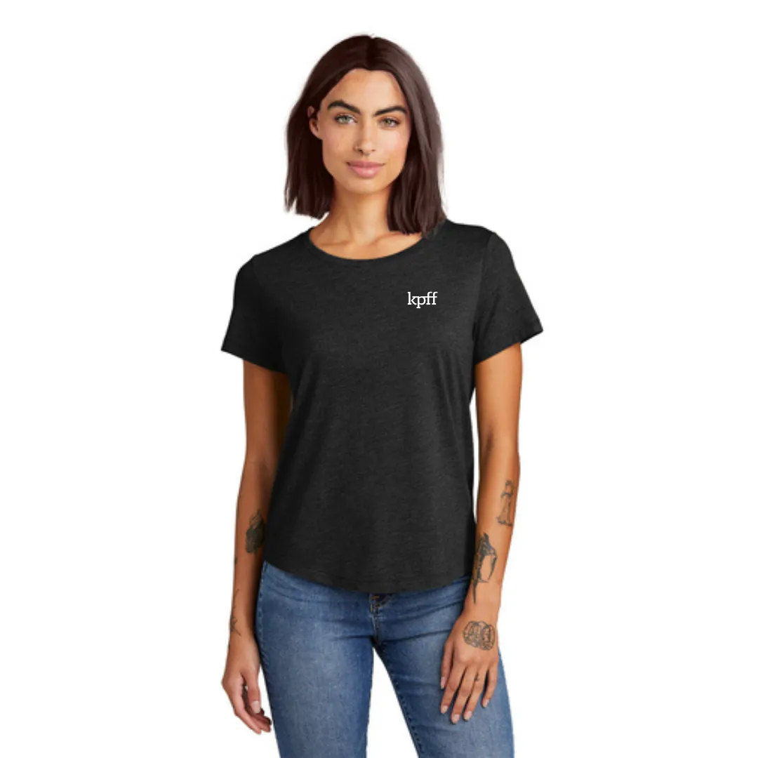 Allmade® Women’s Relaxed Tri-Blend Scoop Neck Tee