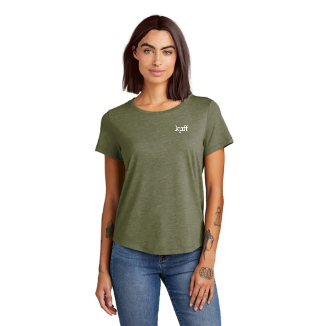 Allmade® Women’s Relaxed Tri-Blend Scoop Neck Tee