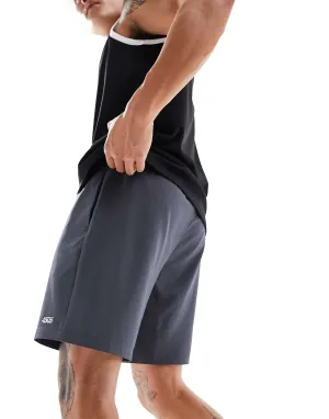 ASOS Icon 7" Quick Dry Training Shorts in Charcoal