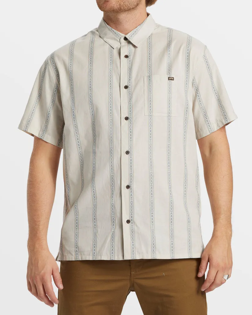 Billabong Sundays Jacquard Short Sleeve Shirt - CHINO