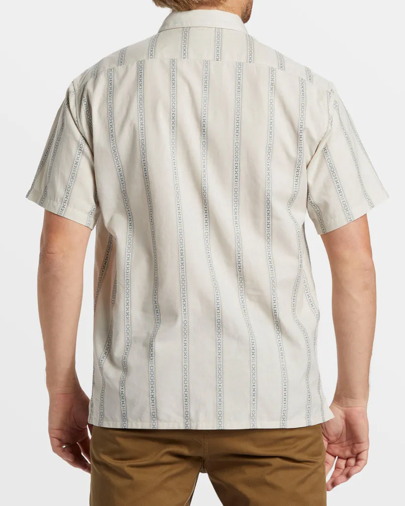 Billabong Sundays Jacquard Short Sleeve Shirt - CHINO