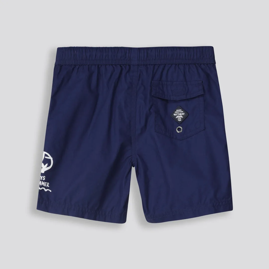 Boys Pool Shorts _ 153215 _ Navy