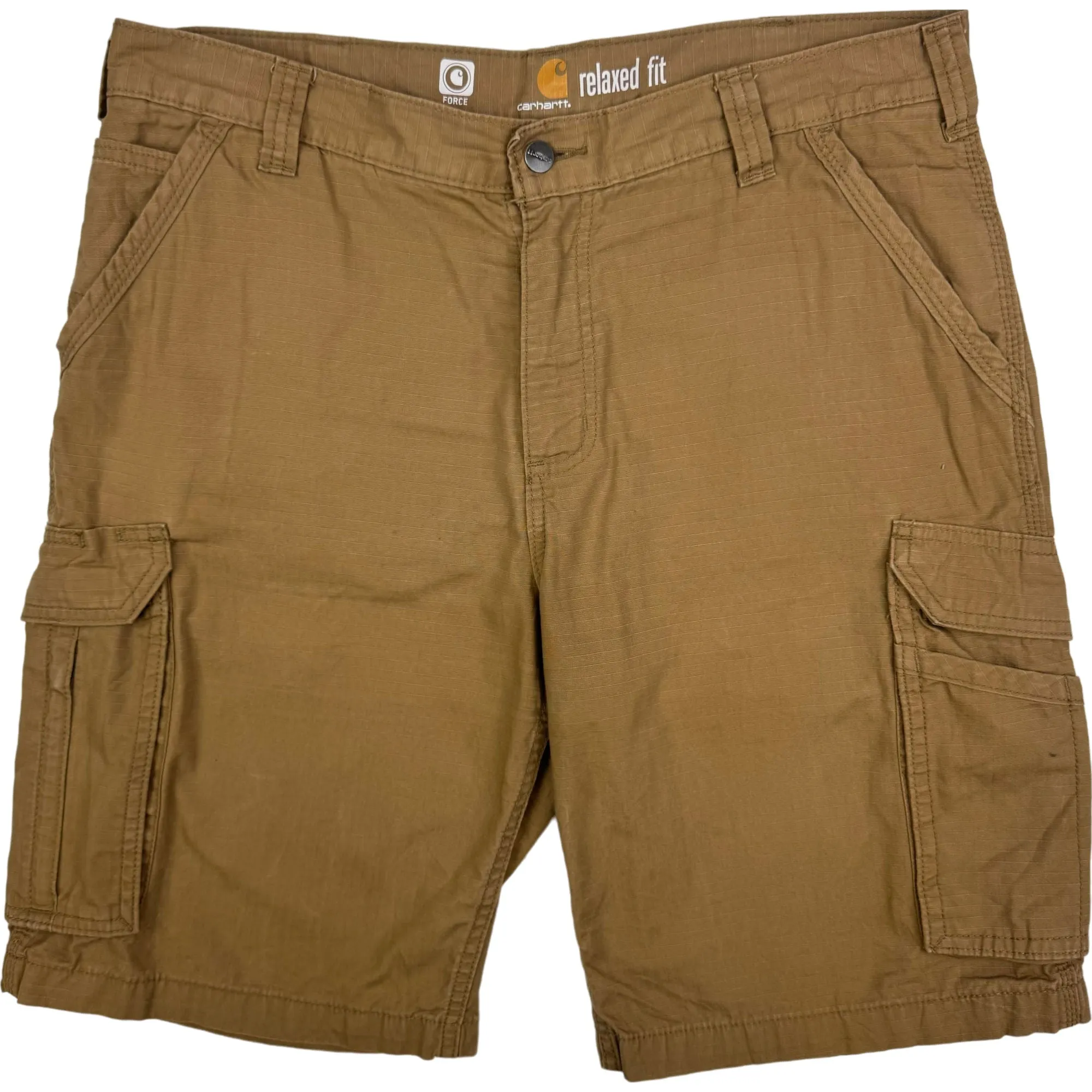 Carhartt Relaxed Fit Force Cargo Shorts Brown