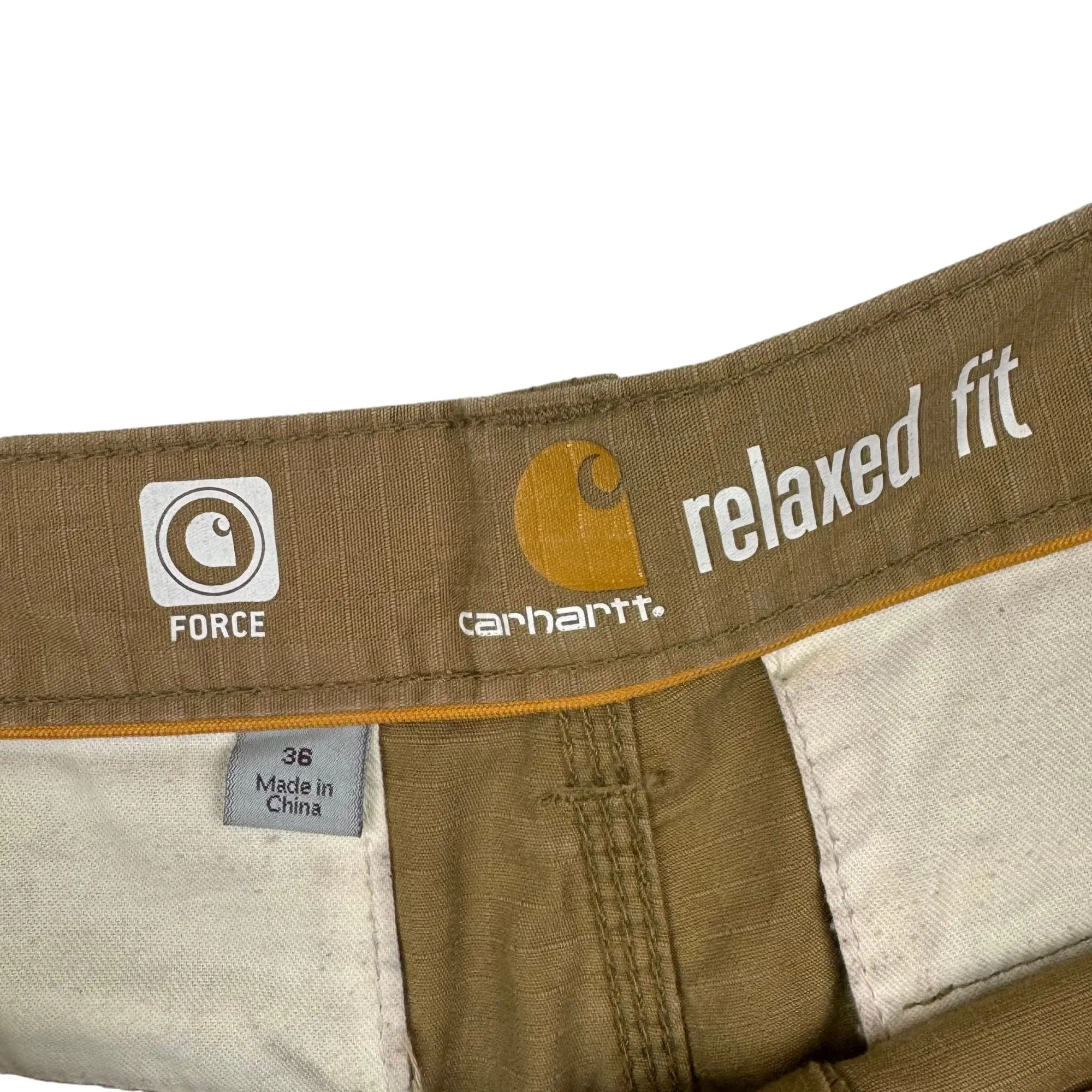 Carhartt Relaxed Fit Force Cargo Shorts Brown