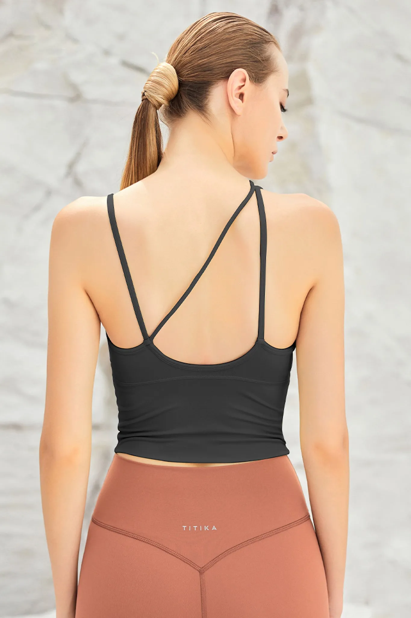 Cleo Asymmetrical Strap Tank