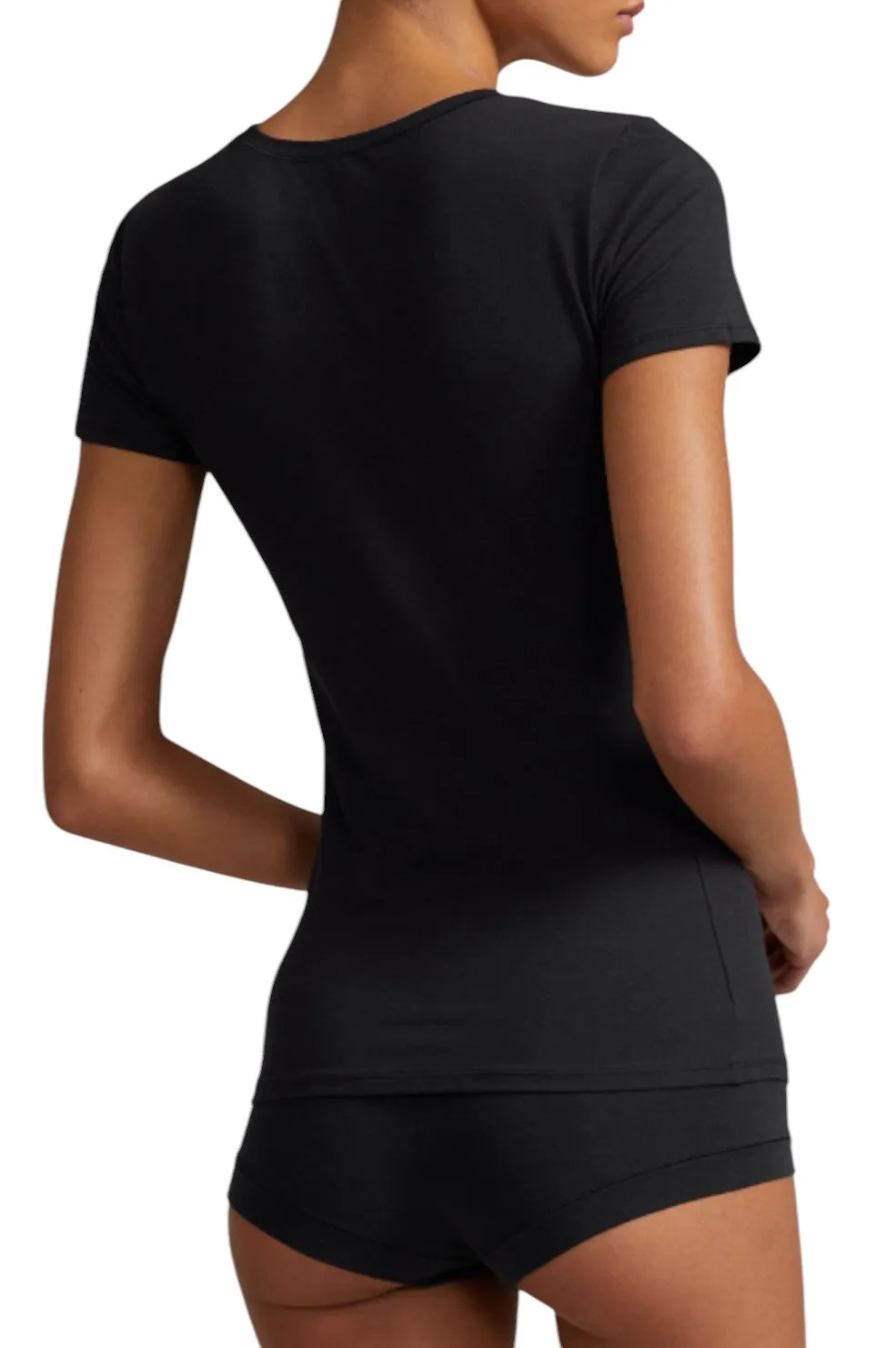 Club Cotton Fitted T-Shirt - Onyx