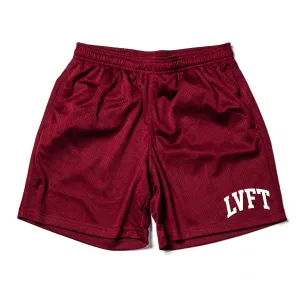 Contender Mesh Shorts - Burgundy