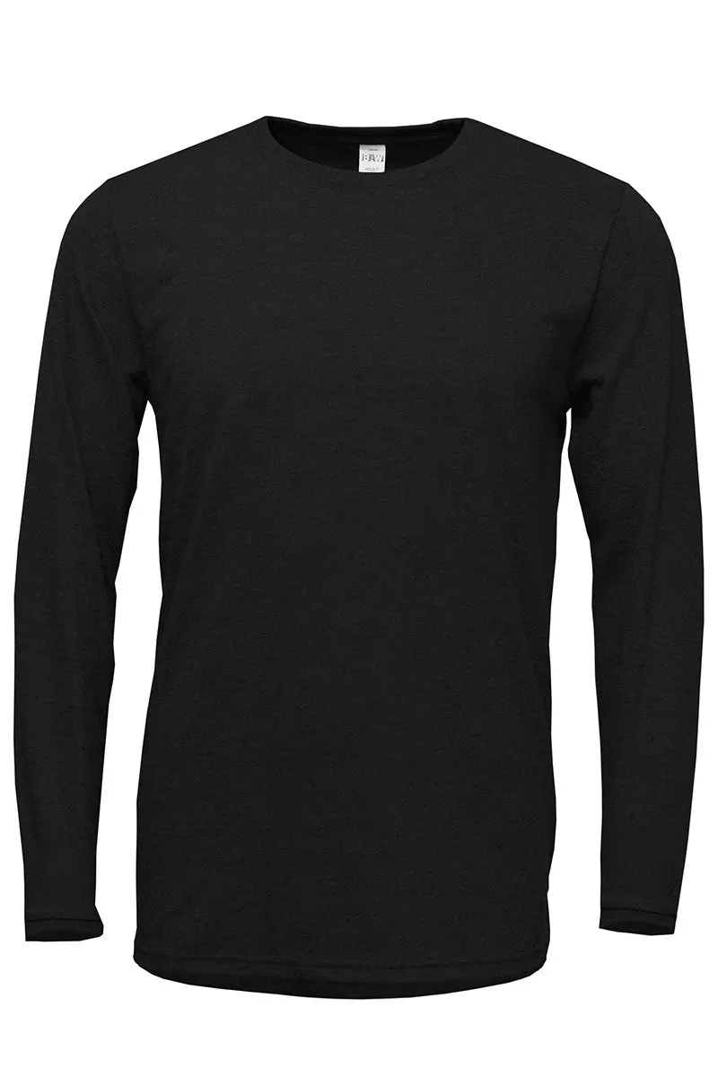 Cowbell Truck Christmas Adult Soft-Tek Blend Long Sleeve Tee