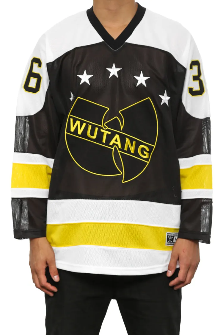 Cream Hockey Jersey Black