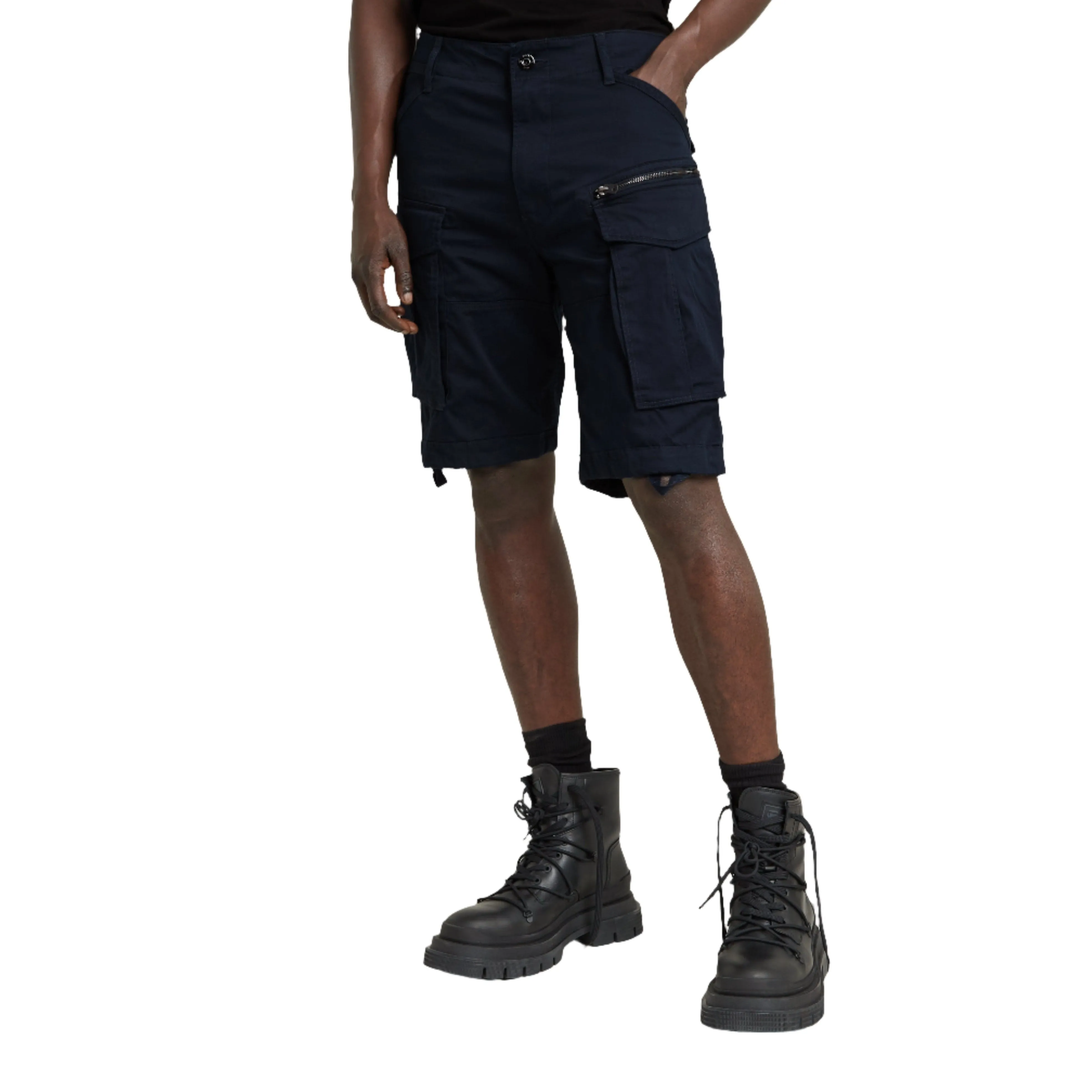 Dark Blue Relaxed Rovic Short