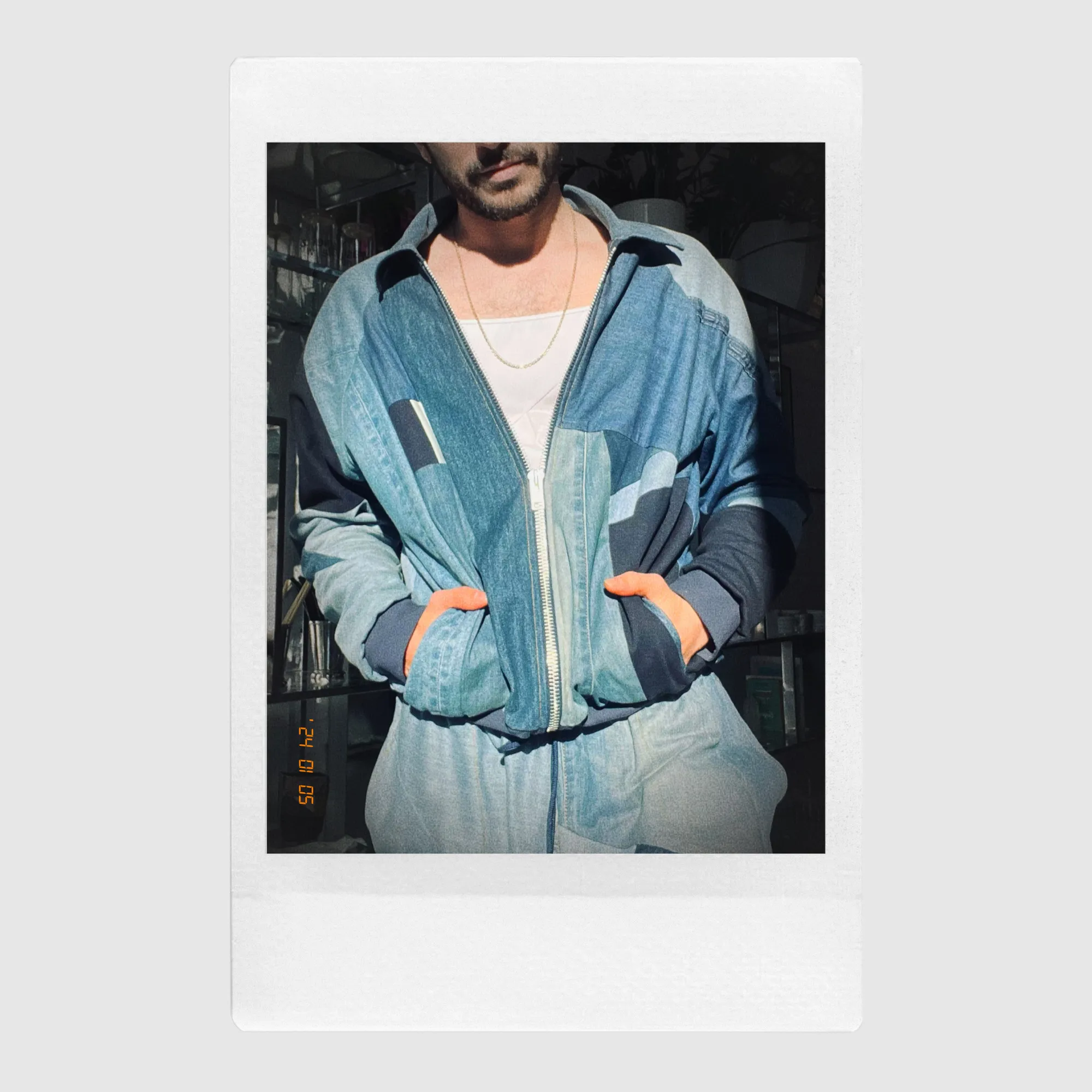 denim bomber jacket