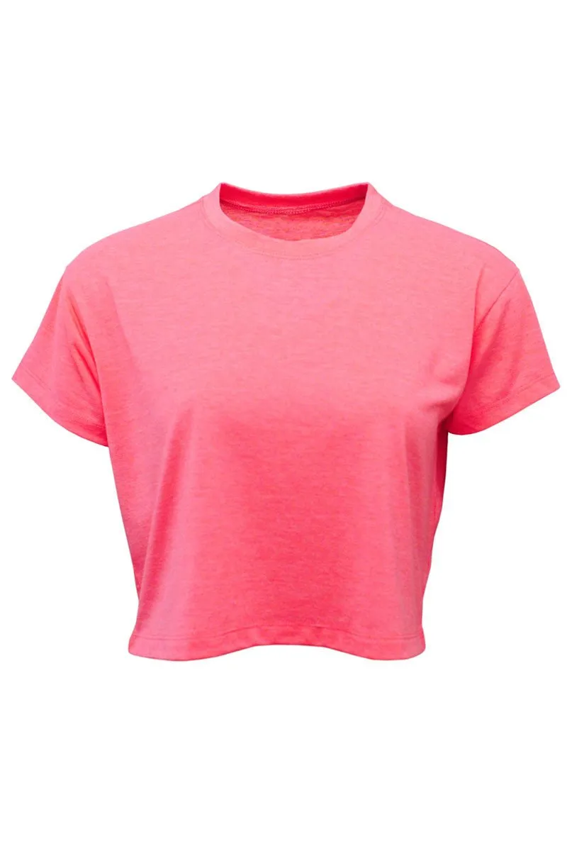 Do No Harm Women's Soft-Tek Blend Crop T-Shirt