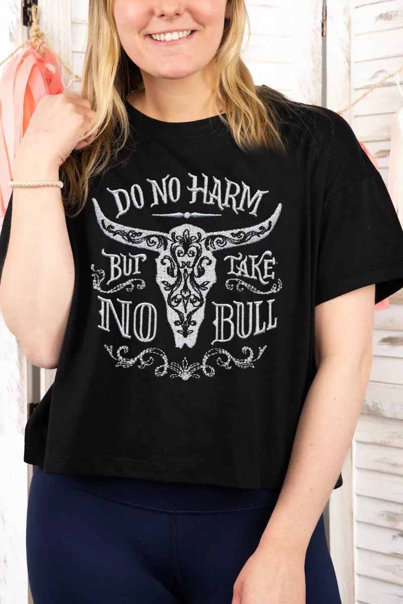 Do No Harm Women's Soft-Tek Blend Crop T-Shirt