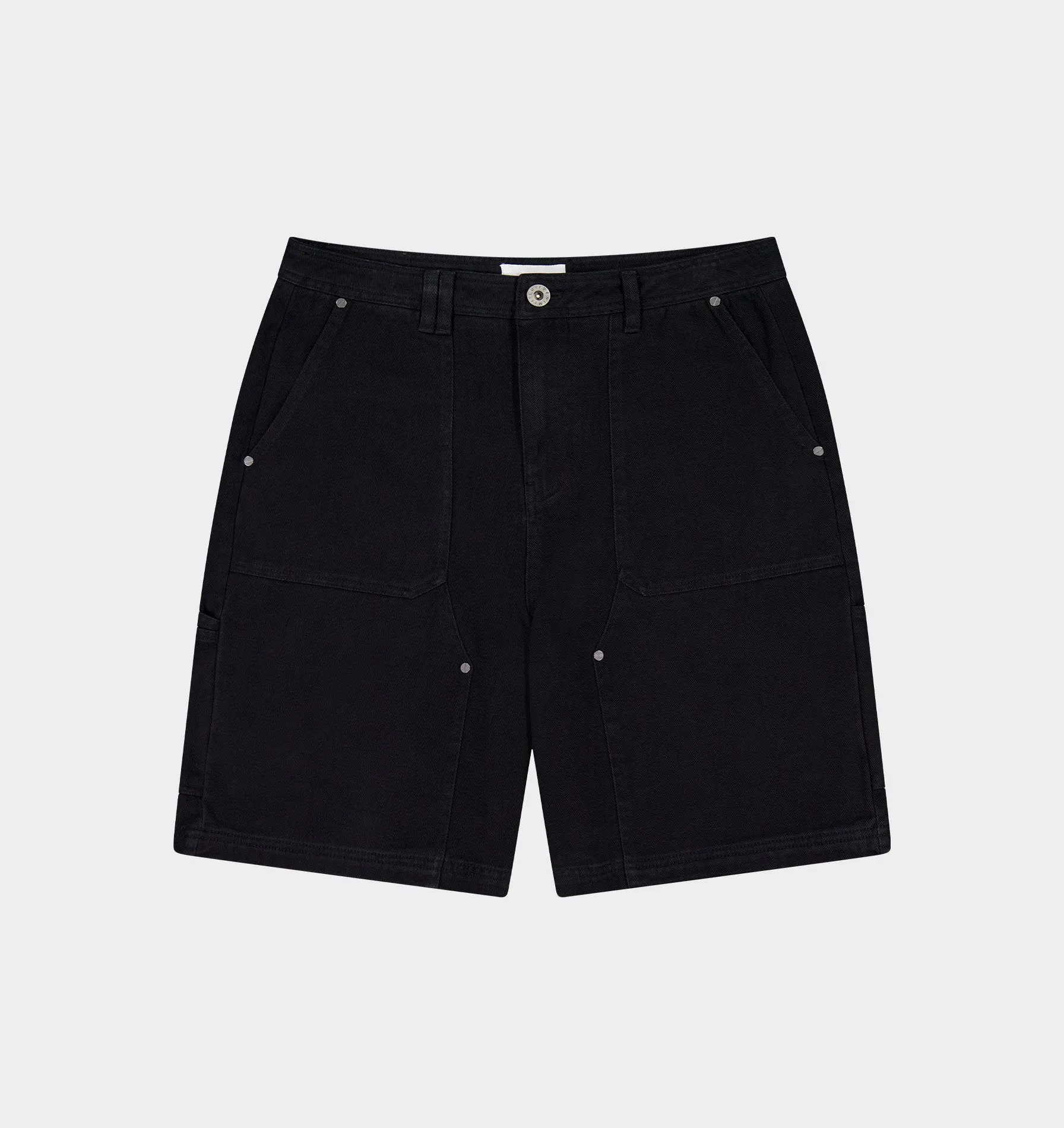 Double Knee Workers Short - Black