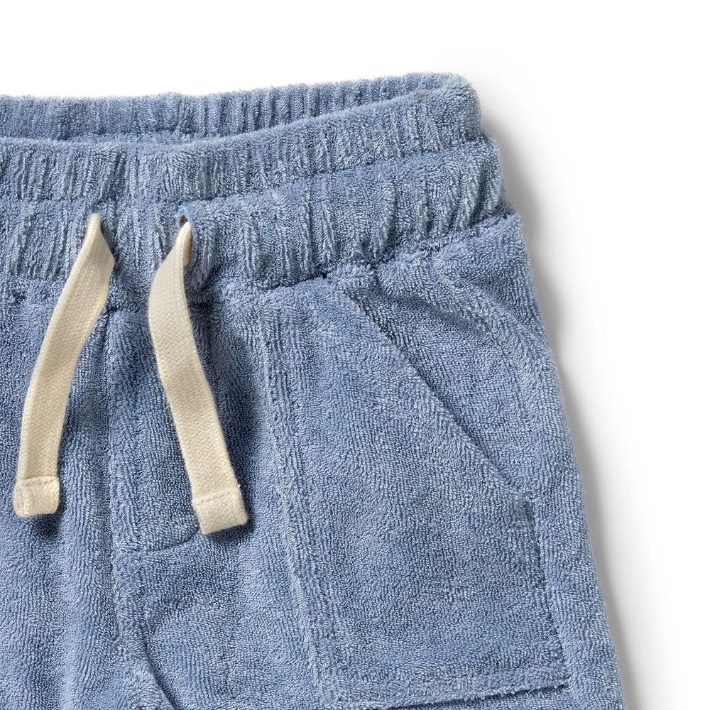 Dusty Blue Organic Terry Short