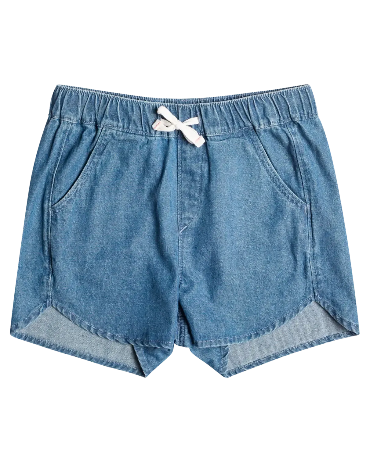 Girls Genial Moment Shorts in Medium Blue