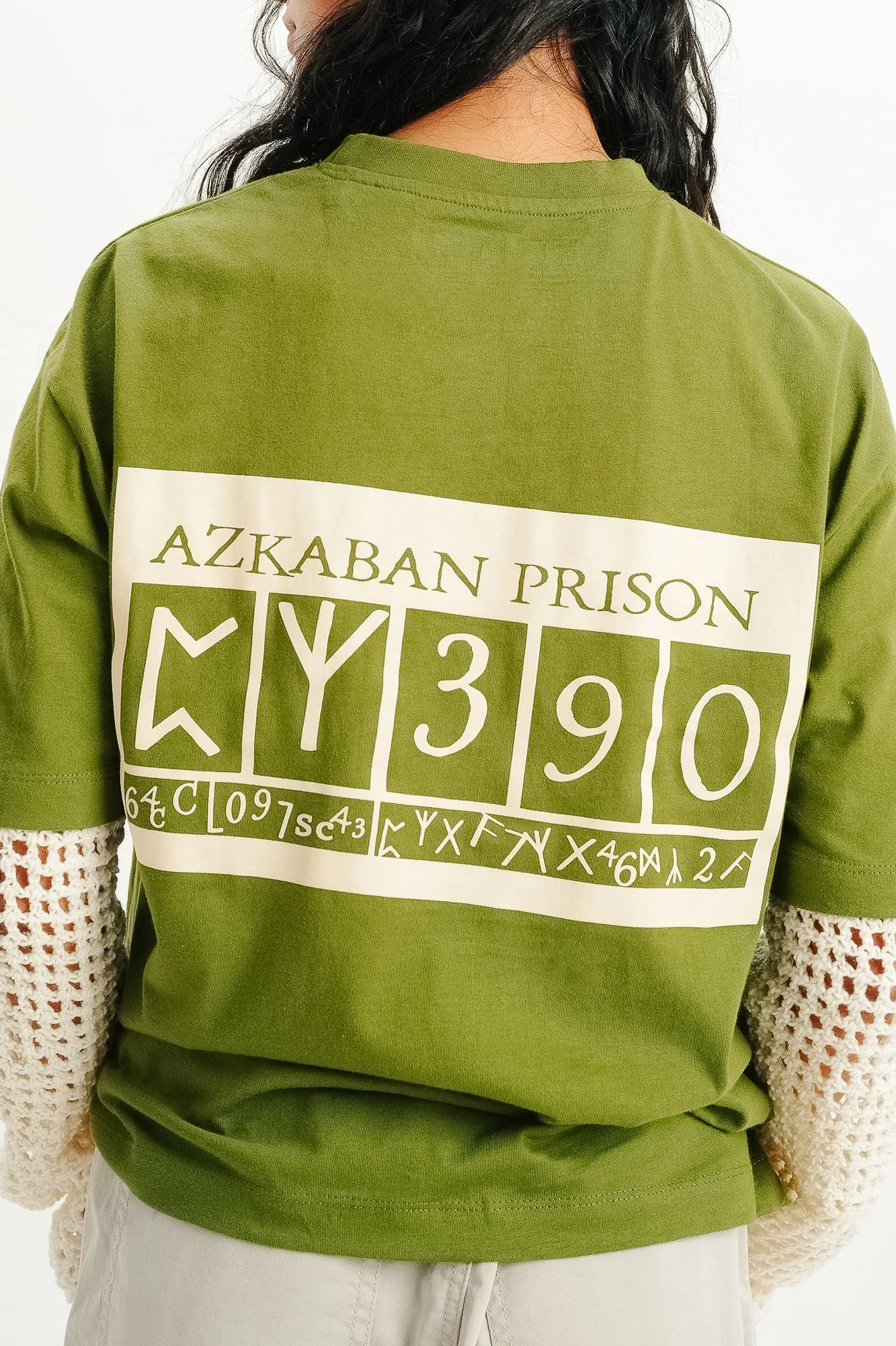 Green Prison Oversized Tees