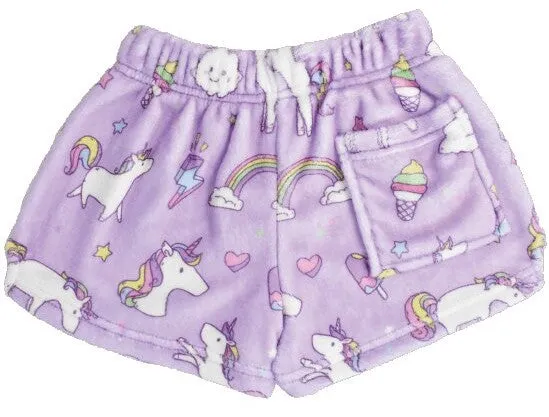 Iscream Unicorn Wishes Plush Shorts