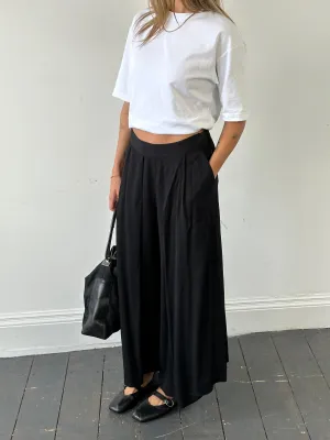 Jigsaw Wide Leg Pleated Culottes - W28