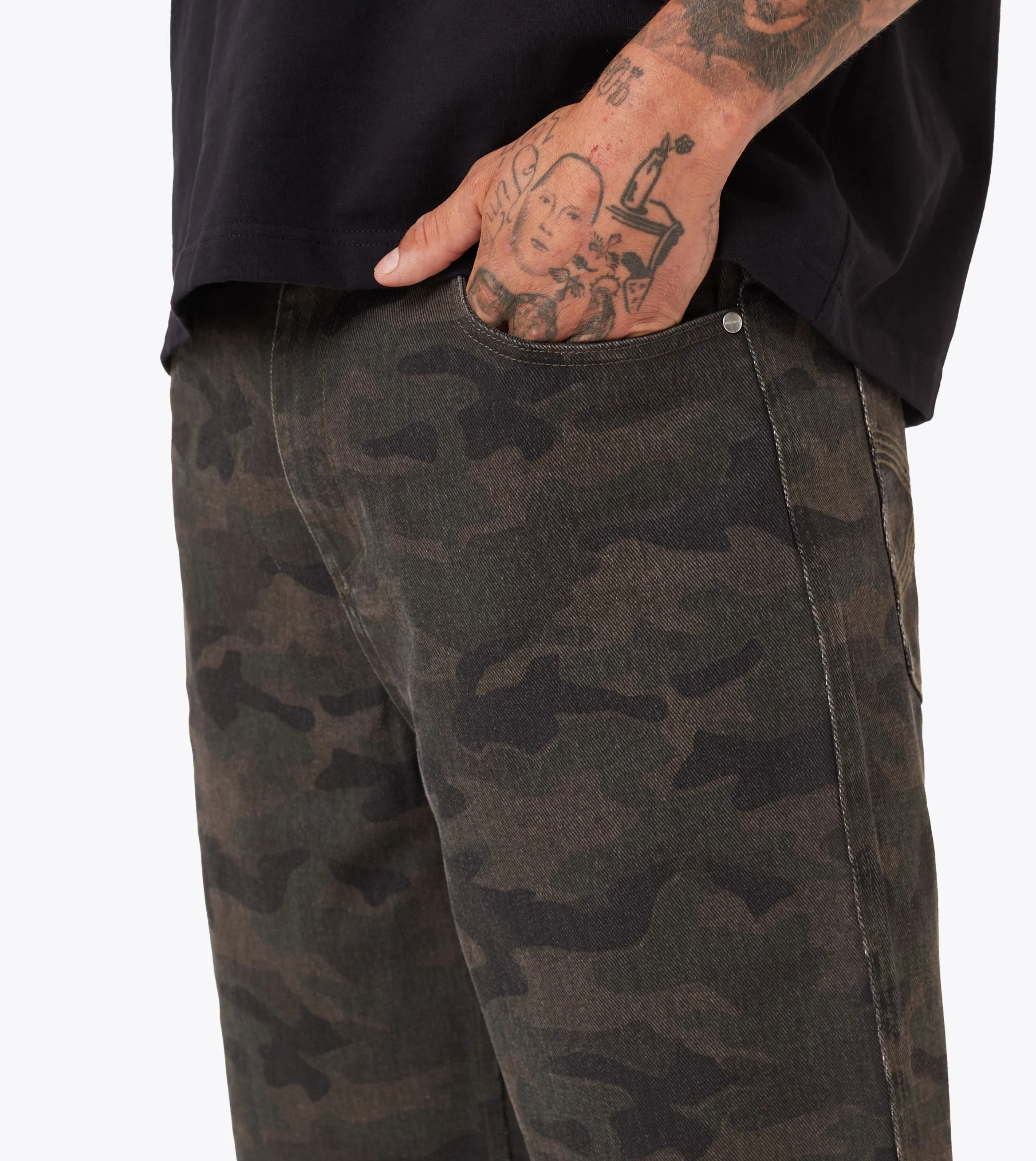 Legacy Denim Short Dk Camo