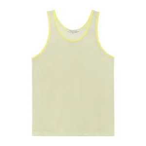 Lemon Meringue Steadfast Mesh Tank Top