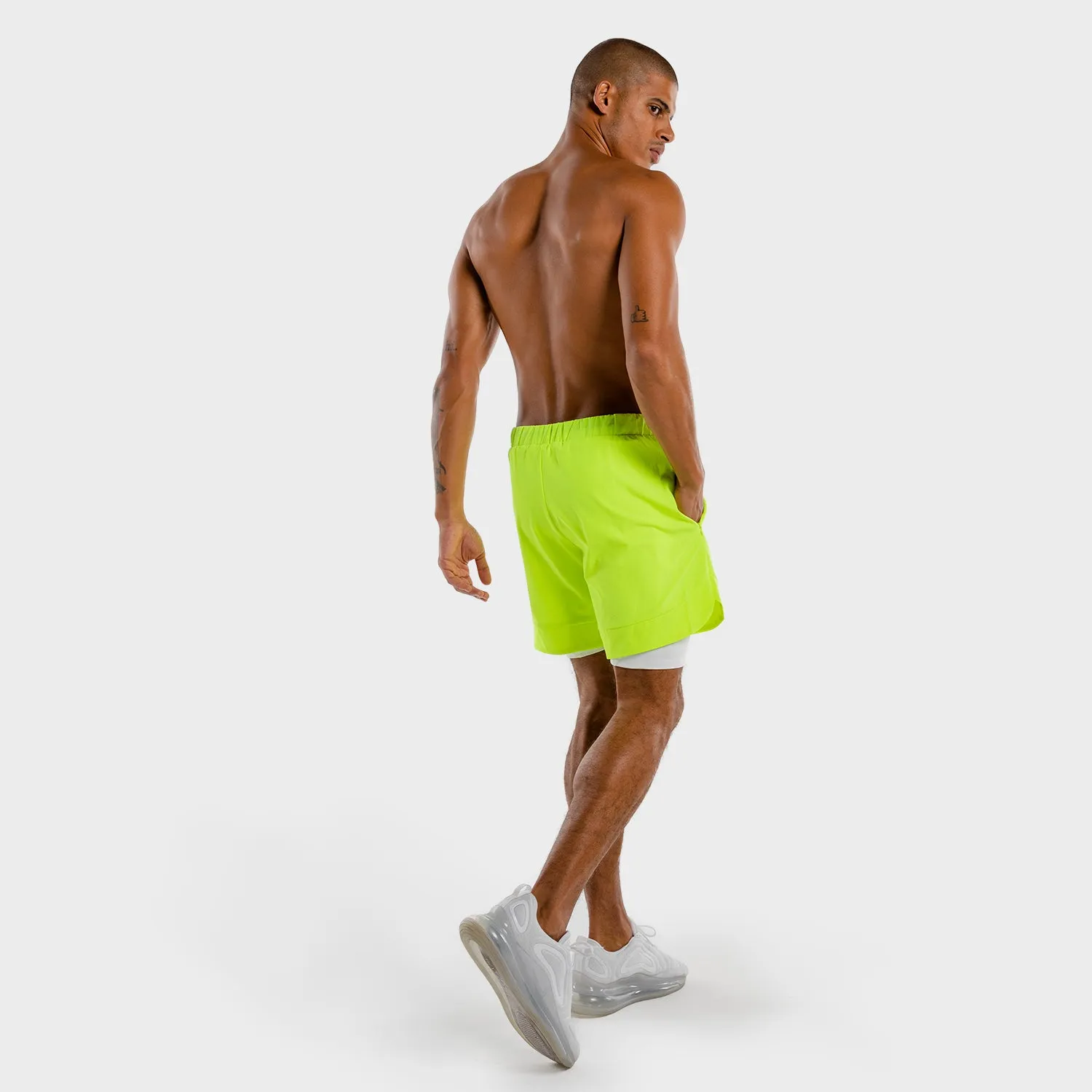 Limitless 2-in-1 Shorts - Neon And White