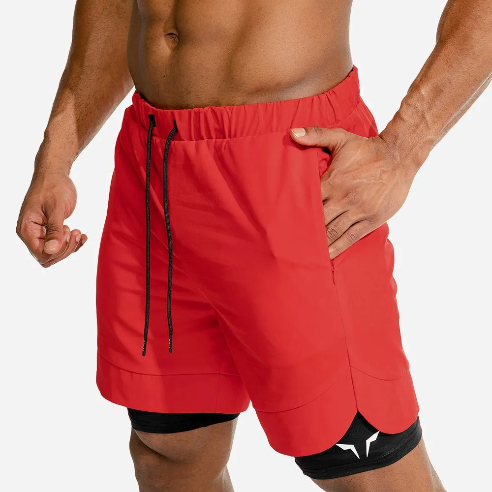 Limitless 2-in-1 Shorts - Orange