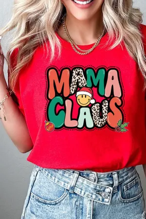 Mama Claus Colorful Short Sleeve Relaxed Fit T-Shirt