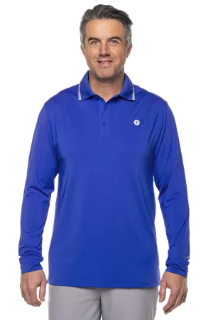 Men's Erodym Long Sleeve Golf Polo | Baja Blue