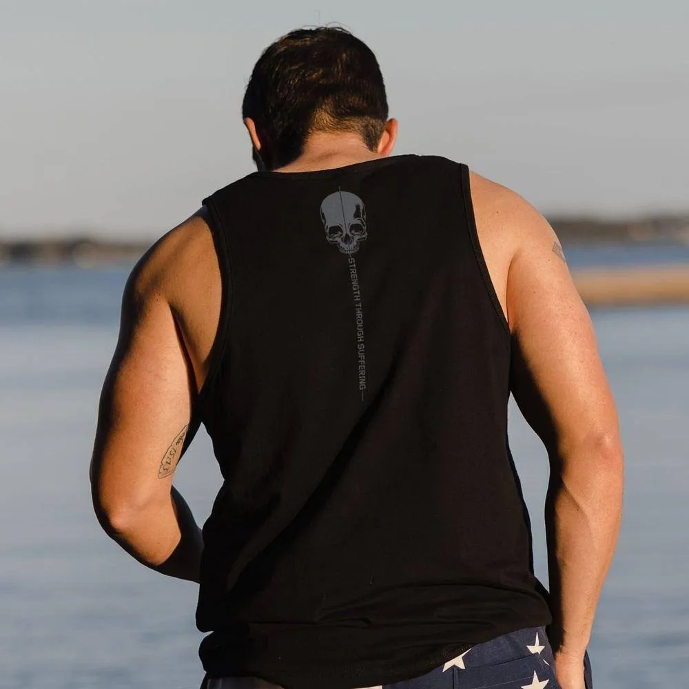 Men's Strength Through Suffering Tank - Black