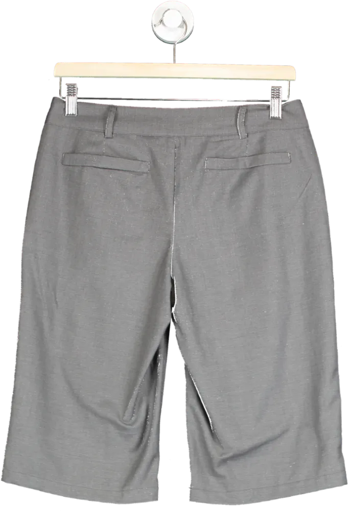 Musèra Grey Knee-Length Smart Shorts Size S