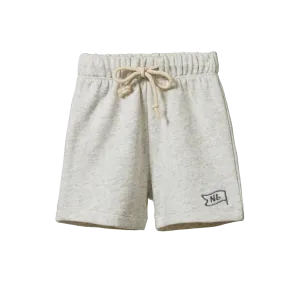 NATURE BABY JIMMY SHORTS SWEATSHIRT KNIT LIGHT GREY