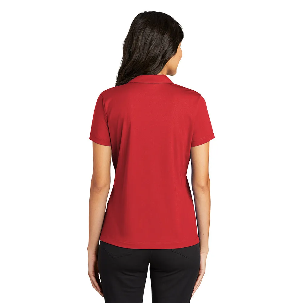 Nike Women Dri-FIT Vertical Mesh Polo - University Red