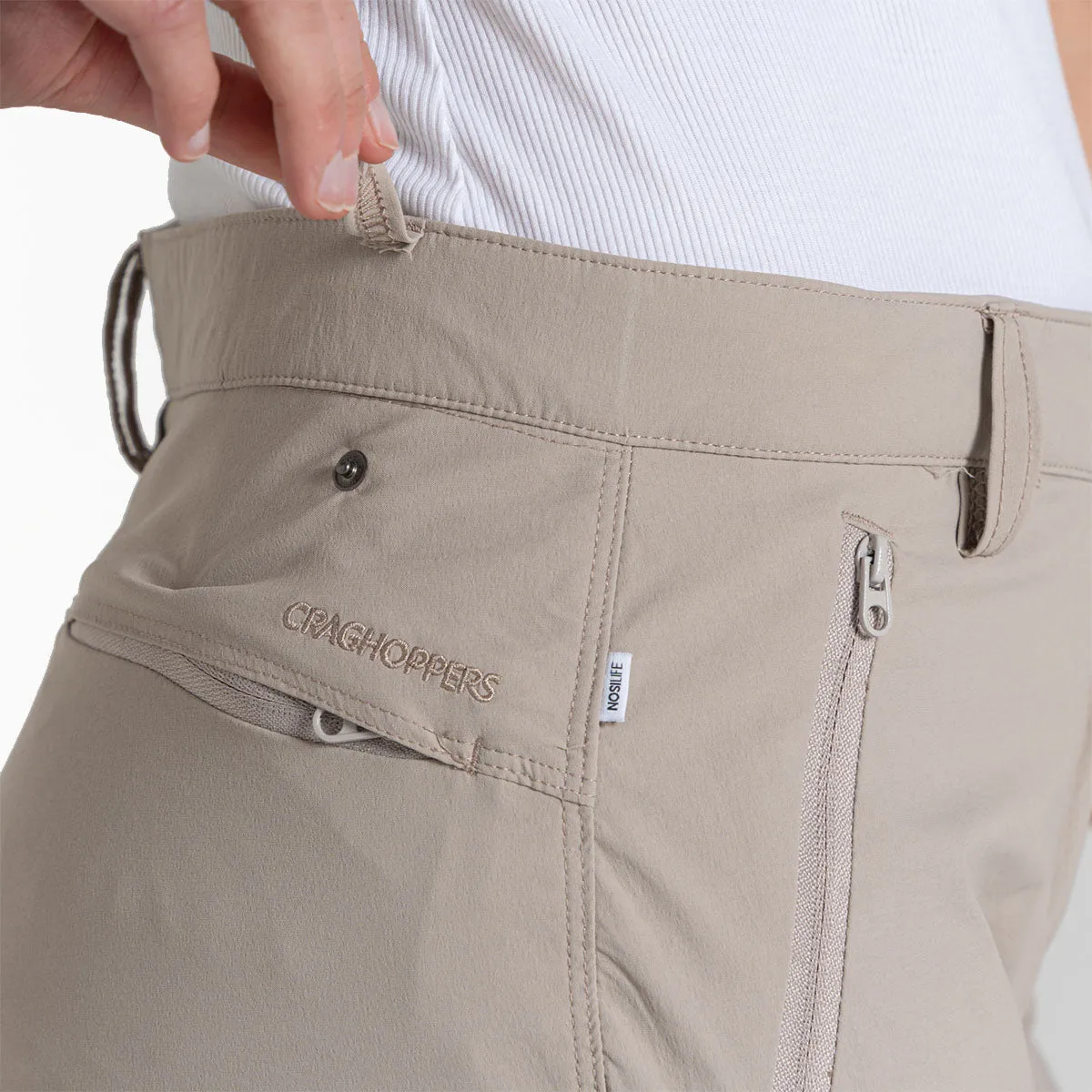 NosiLife Pro Convertible Trouser III - Mushroom - Short Leg