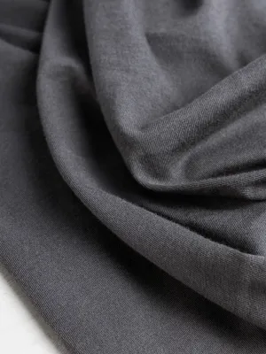 Organic Cotton Jersey Knit - Graphite