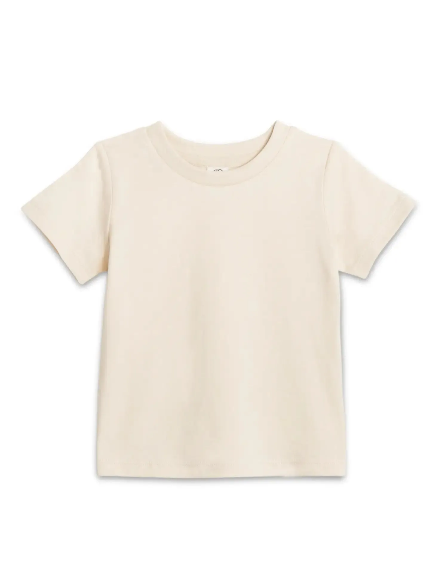 Organic Natural Classic Crew Neck Tee