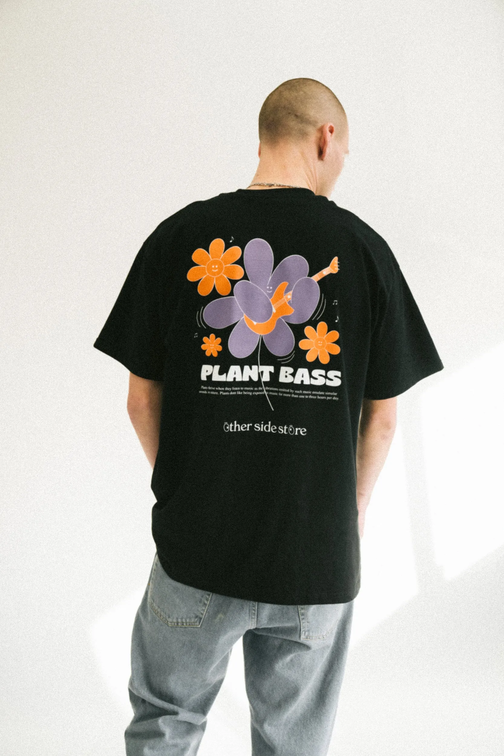 Other Side Store 'Plant Bass' Tee - Black