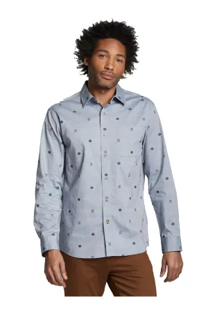 Pendleton Carson Long Sleeve Shirt In Silver Blue