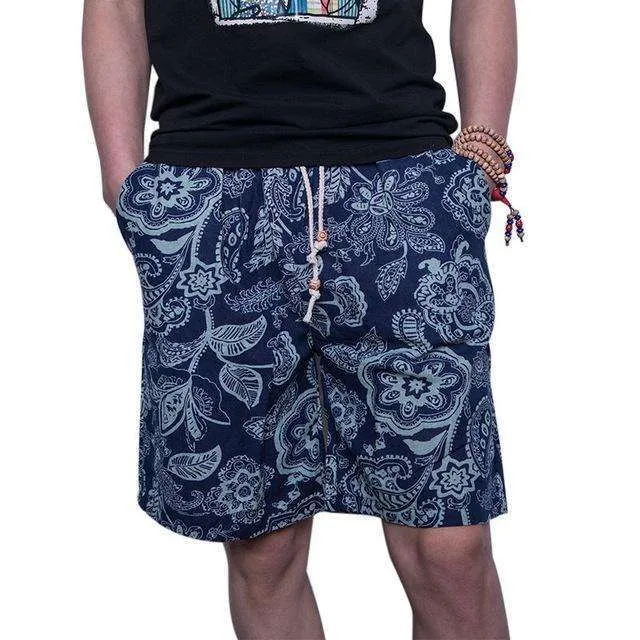 Printed Men's Floral Shorts