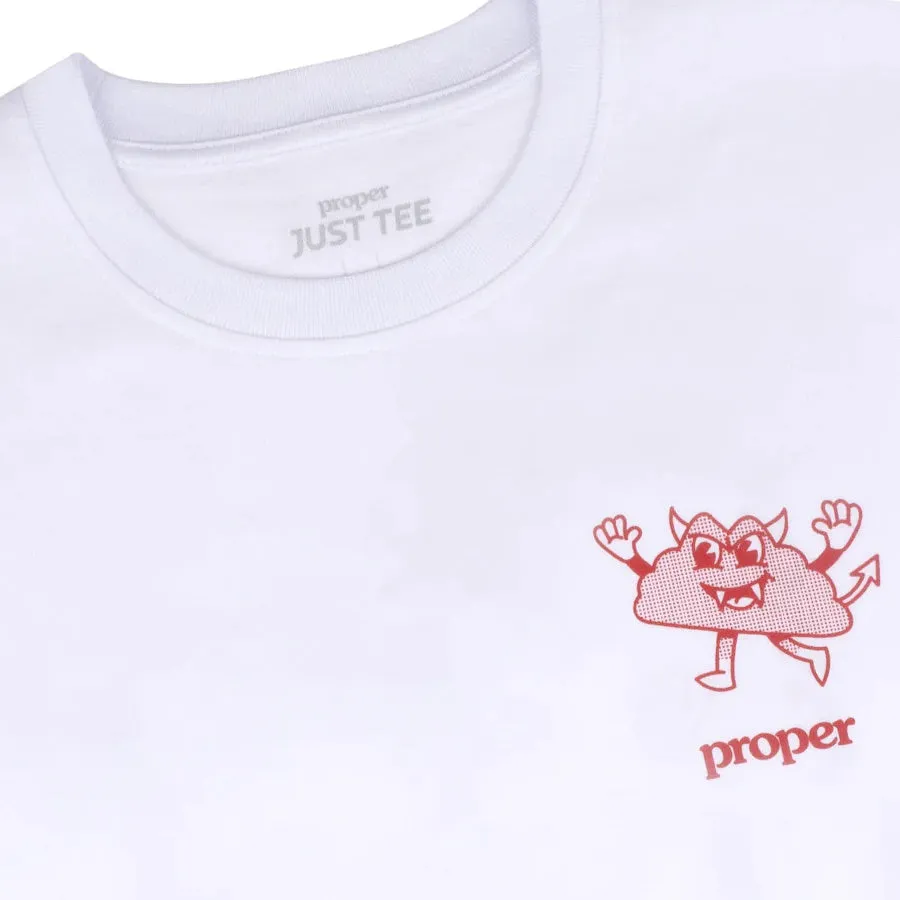 Proper Pizza T-Shirt - White