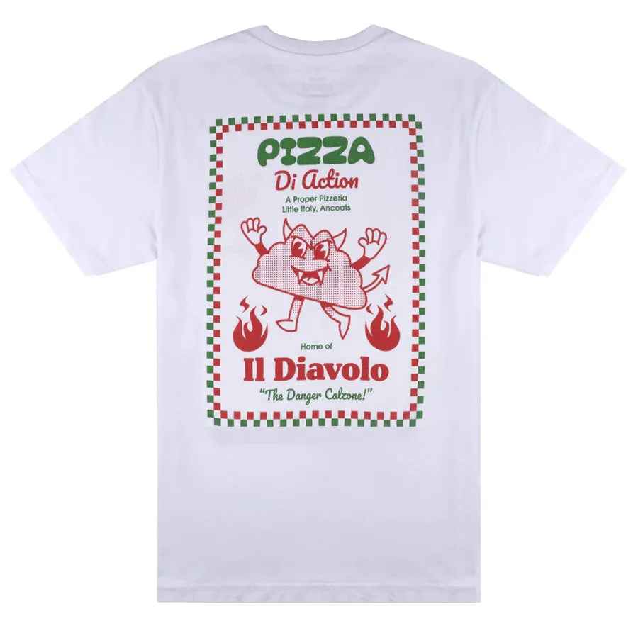 Proper Pizza T-Shirt - White