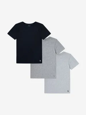 Ralph Lauren Boys 3 Pack T-Shirt Set in Black