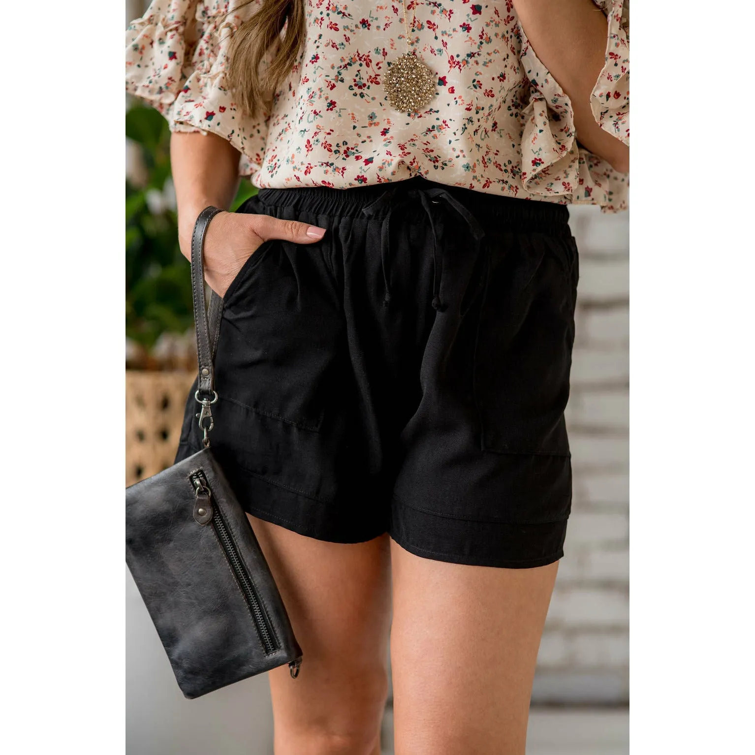 Relaxed Tie Shorts