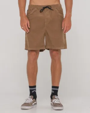 Rifts 14 Wale Elastic Short - Camel