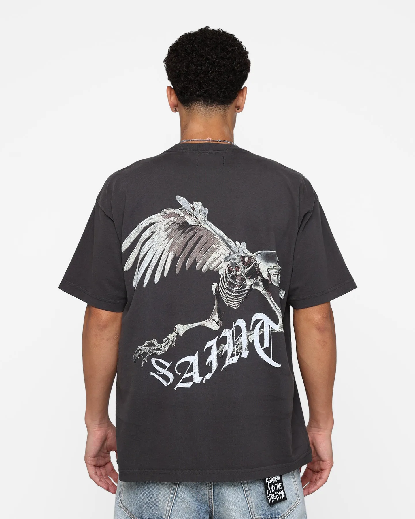 Saint Morta Departed Lafayette T-Shirt Vintage Black