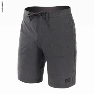 Saxx Land To Sand Hybrid Swim Short Swim Shorts 9" / Black Shade Heather