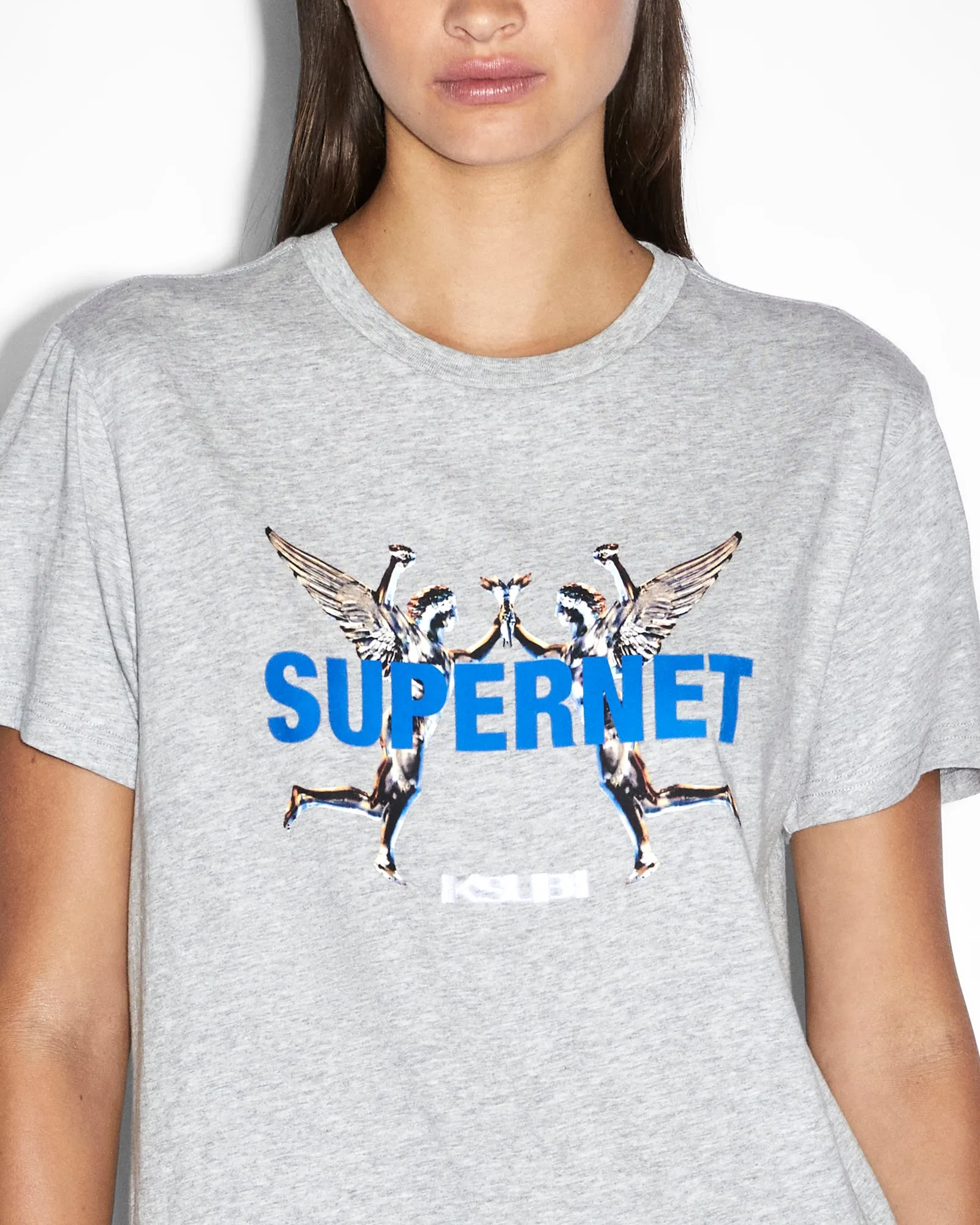 SUPERNET KLASSIC SS TEE GREY MARLE