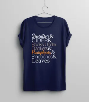 Sweaters and Cider Fall T-Shirt